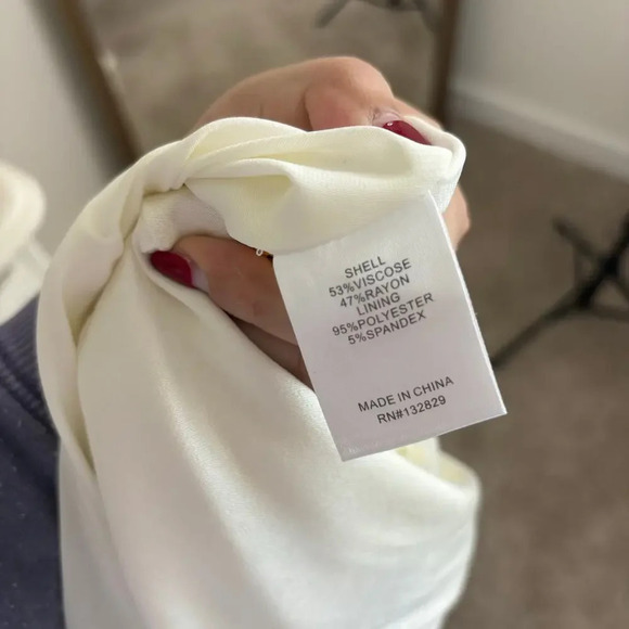 Michael Costello x Revolve Cecelia Gown Ivory Size XS NWT - Picture 7 of 8